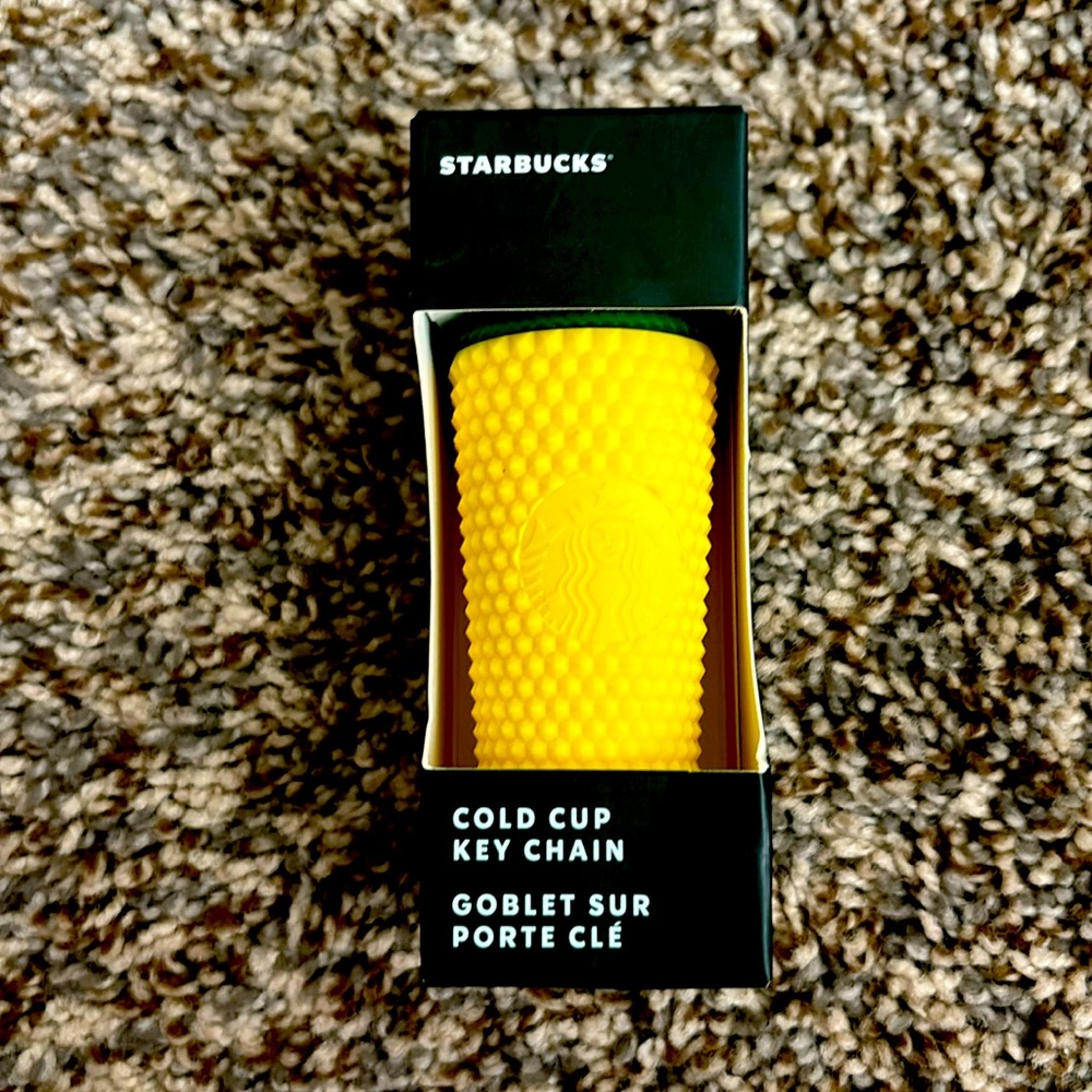 Starbucks cold cup key chain